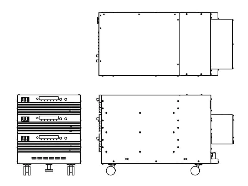 PAT-TM Series 24 kW System Dimensions