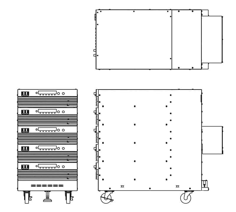 PAT-TM Series 40 kW System Dimensions
