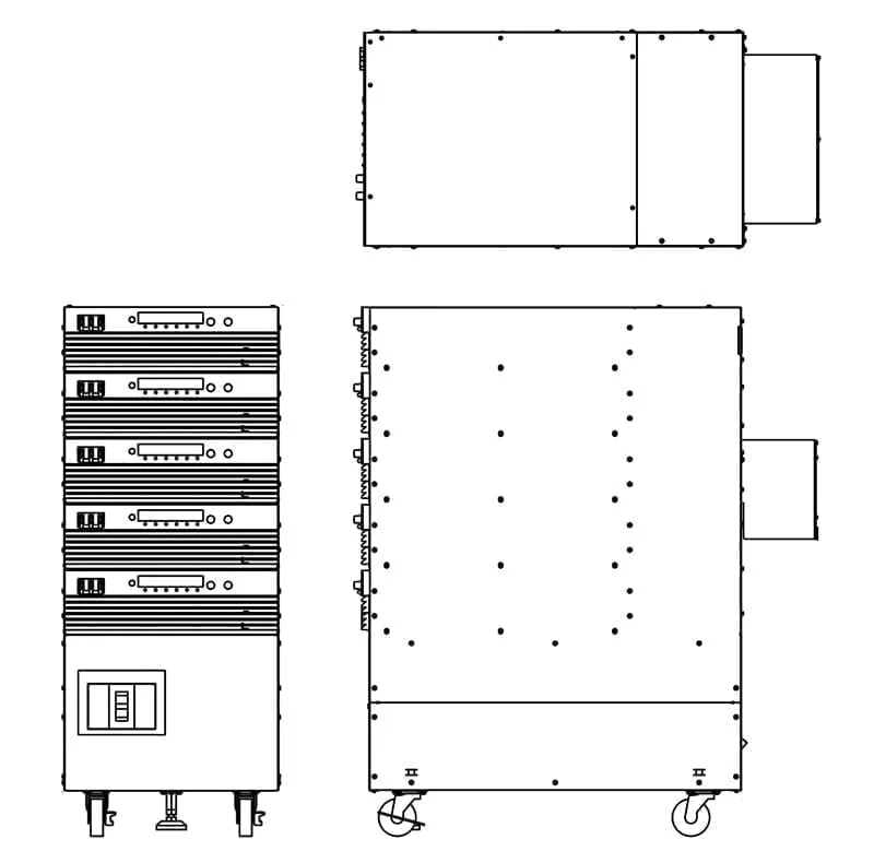 PAT-TMX Series 40 kW System Dimensions