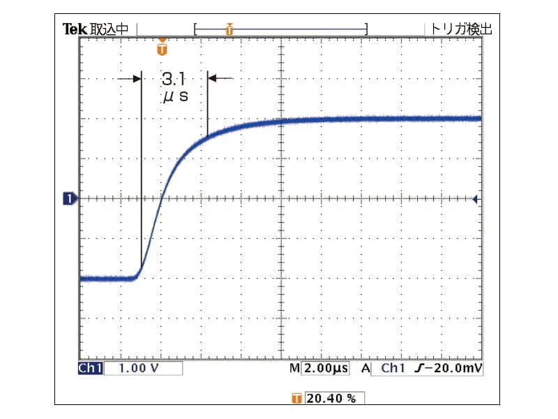 频率特性 100kHz/150kHz(CV)。上升沿和下降沿时间的响应时 间为 3.5μs，可实现高精准度的波形再现。