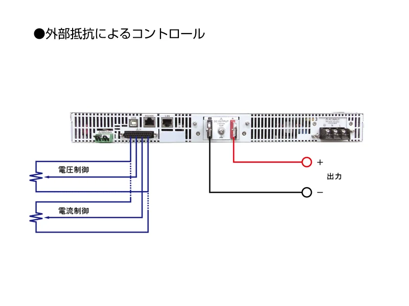 外部抵抗によるコントロール