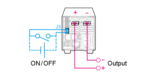 Output voltage and output current control using external voltage
