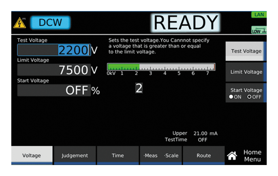 7.2kV/100WのDC耐電圧試験