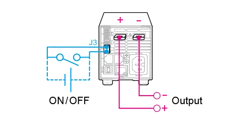 Output on/off control