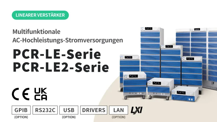 Multifunktionale AC-Hochleistungs-Stromversorgungen