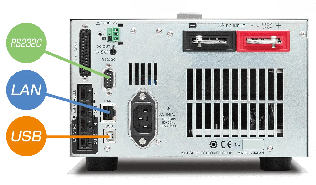 Multifunctional Electronic Load PLZ-5W/5WZ Series - Kikusui