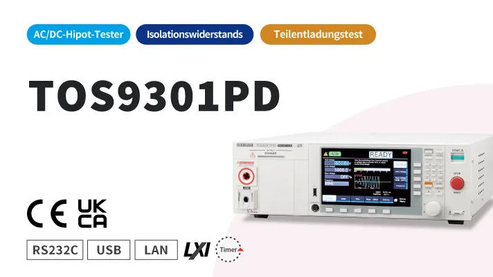 AC/DC-Hipot-Tester mit Isolationswiderstands- und Teilentladungstest
