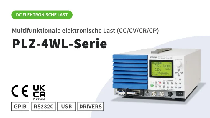 Multifunktionale elektronische Last (CC/CV/CR/CP) PLZ-4WL-Serie