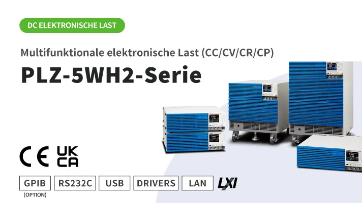Multifunktionale elektronische Last (CC/CV/CR/CP) PLZ-5WH2-Serie