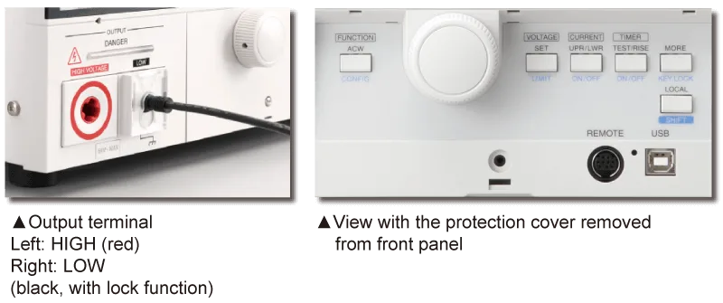 All new smart design of control panel and output terminals!