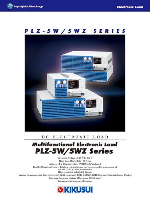 高速响应・大功率・小型化<br><i>PLZ-5W/5WZ系列</i>