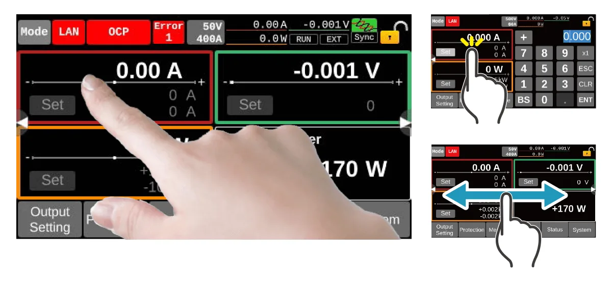 タッチパネルディスプレイ