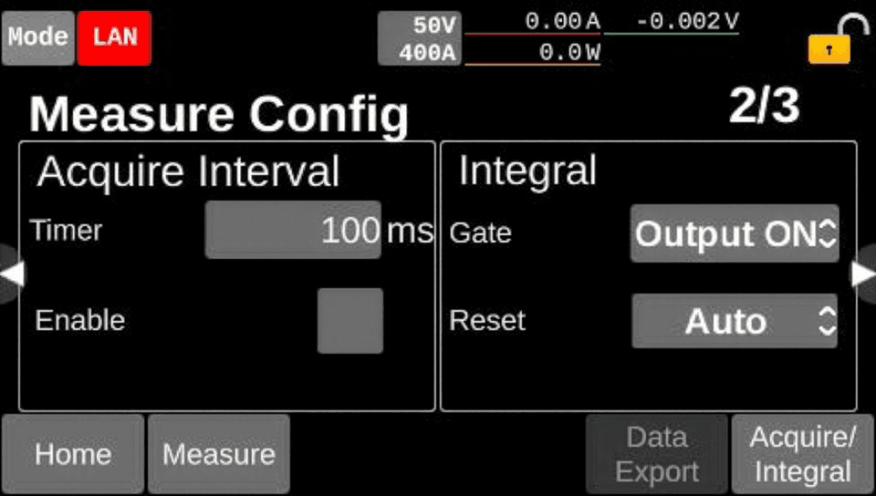 Acquire Interval