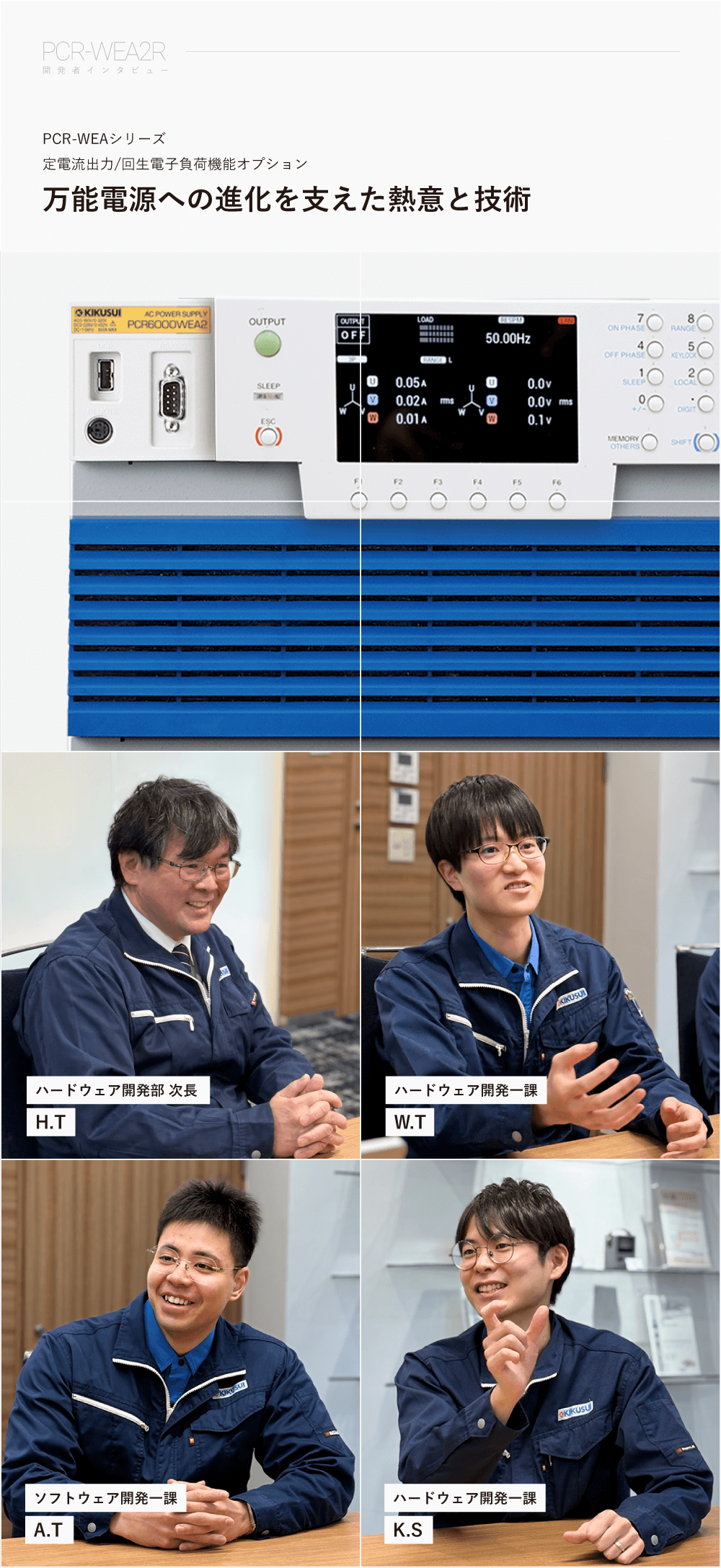 CCオプション インタビュー「万能電源への進化を支えた熱意と技術」